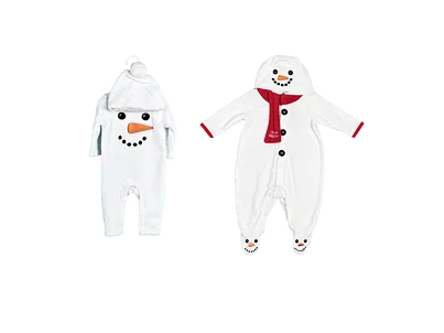 1 Piece MP Fleece Xmas Hoodie Romper